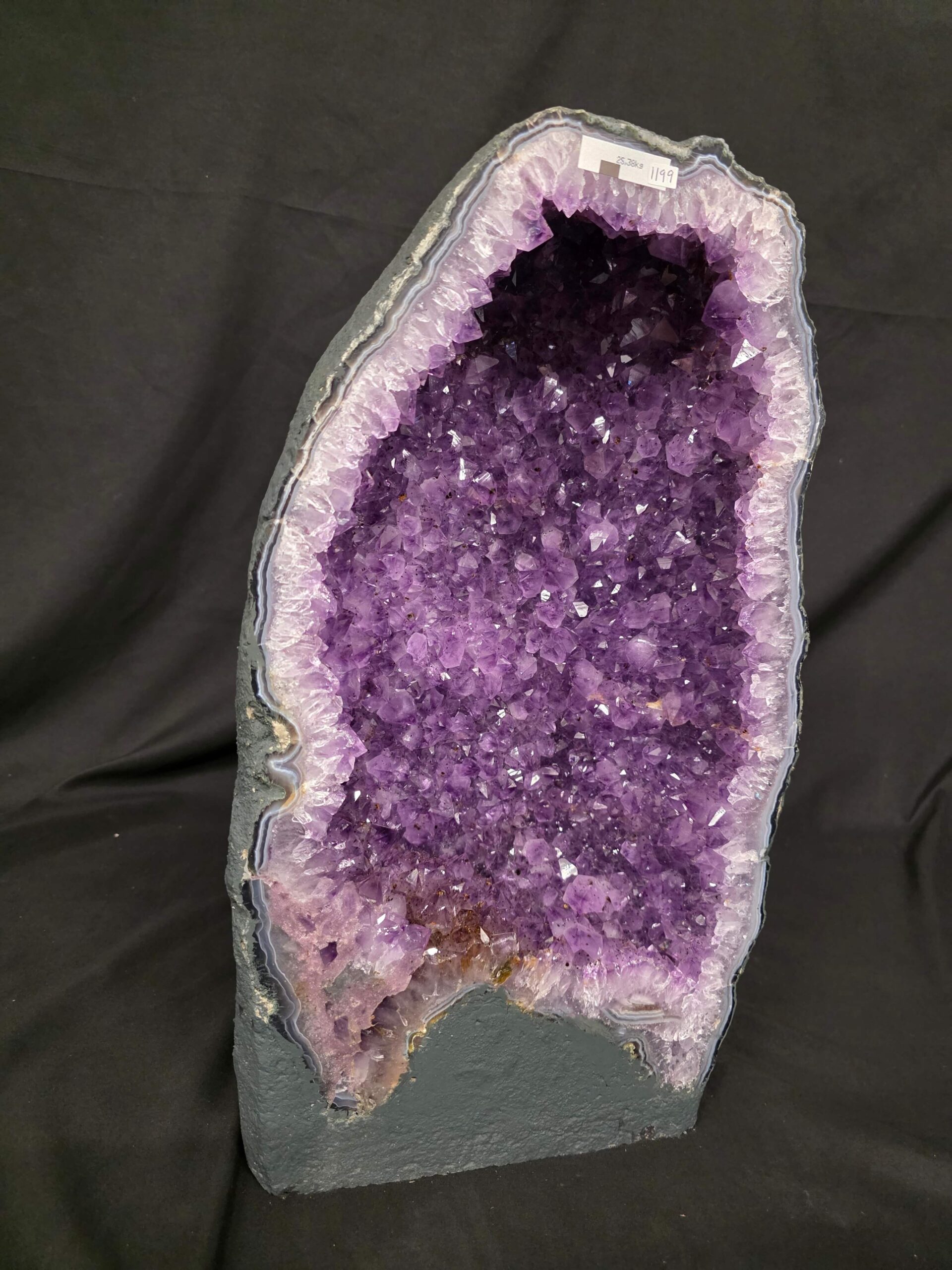 Tall Amethyst Crystal Geode 1199 Premium Queen Grade 25.38kg H50xW28xD17cm - Image 3