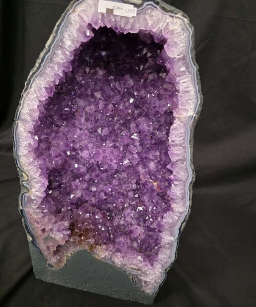 Tall Amethyst Crystal Geode 1199 Premium Queen Grade 25.38kg H50xW28xD17cm - Image 4