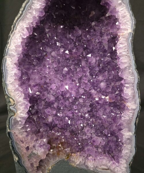 Tall Amethyst Crystal Geode 1199 Premium Queen Grade 25.38kg H50xW28xD17cm - Image 8