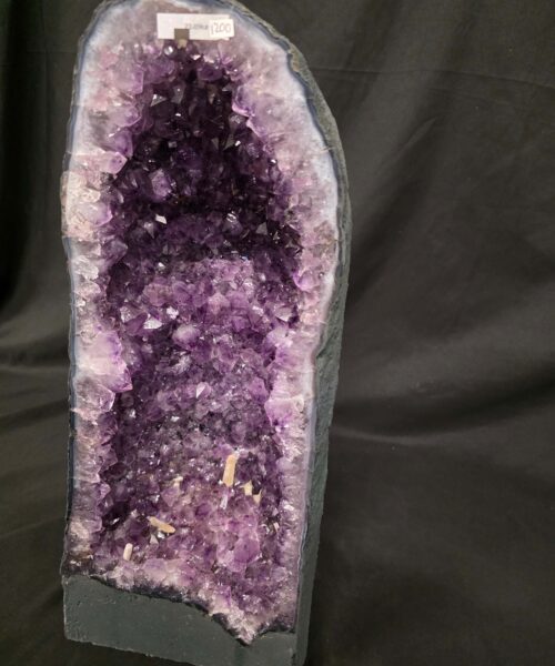 Tall Amethyst Crystal Geode 1200 Premium Queen Grade 23.89kg H51xW22xD16cm - Image 4