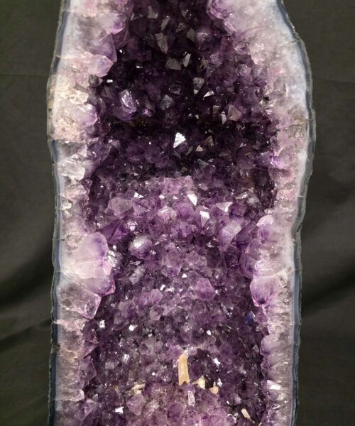 Tall Amethyst Crystal Geode 1200 Premium Queen Grade 23.89kg H51xW22xD16cm - Image 6