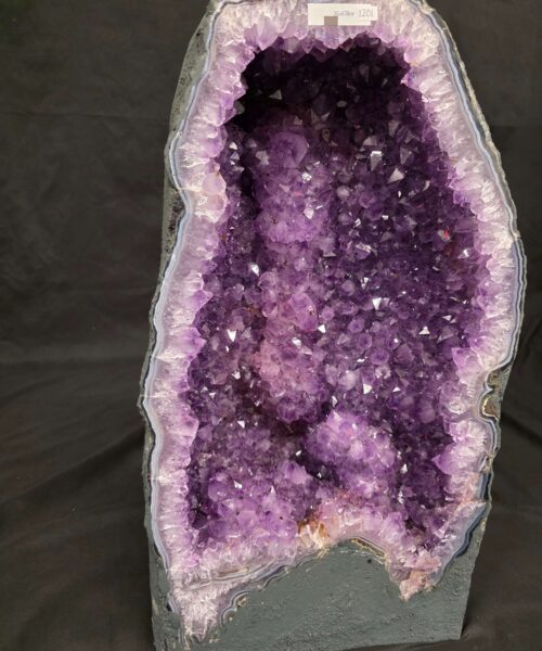 Tall Amethyst Crystal Geode 1201 Premium Queen Grade 30.63kg H51xW28xD17cm - Image 3