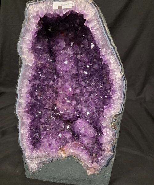 Tall Amethyst Crystal Geode 1201 Premium Queen Grade 30.63kg H51xW28xD17cm - Image 4