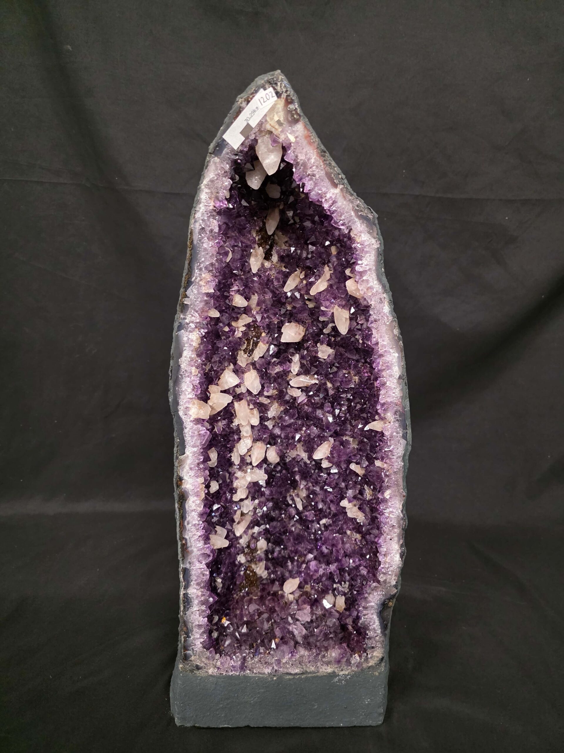 Tall Amethyst Crystal Geode 1202 Premium Queen Grade 30.29kg H62xW23xD19cm - Image 11