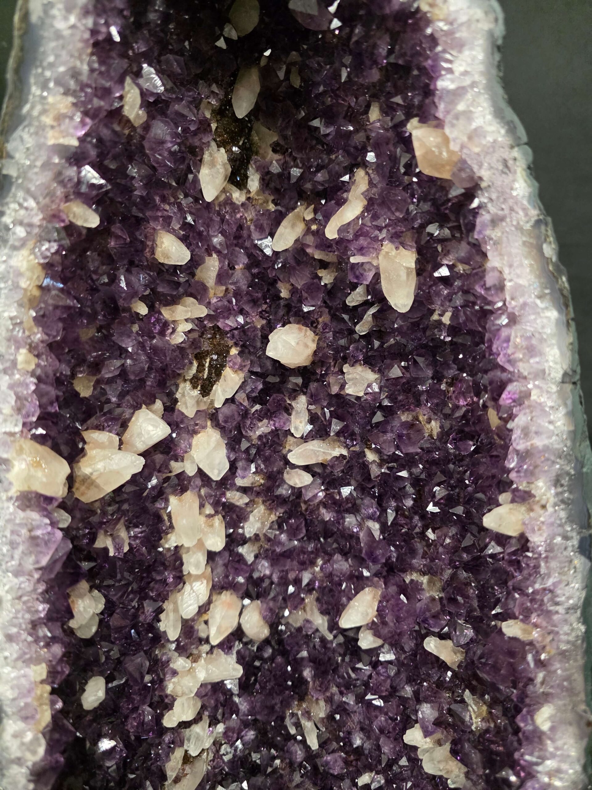 Tall Amethyst Crystal Geode 1202 Premium Queen Grade 30.29kg H62xW23xD19cm - Image 6