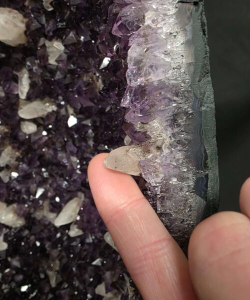 Tall Amethyst Crystal Geode 1202 Premium Queen Grade 30.29kg H62xW23xD19cm - Image 4