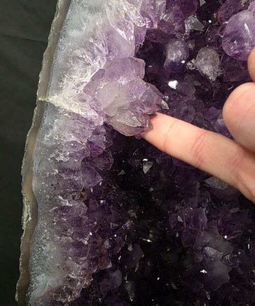 Tall Amethyst Crystal Geode 1203 Premium Queen Grade 26.87kg H59xW20xD22cm - Image 10