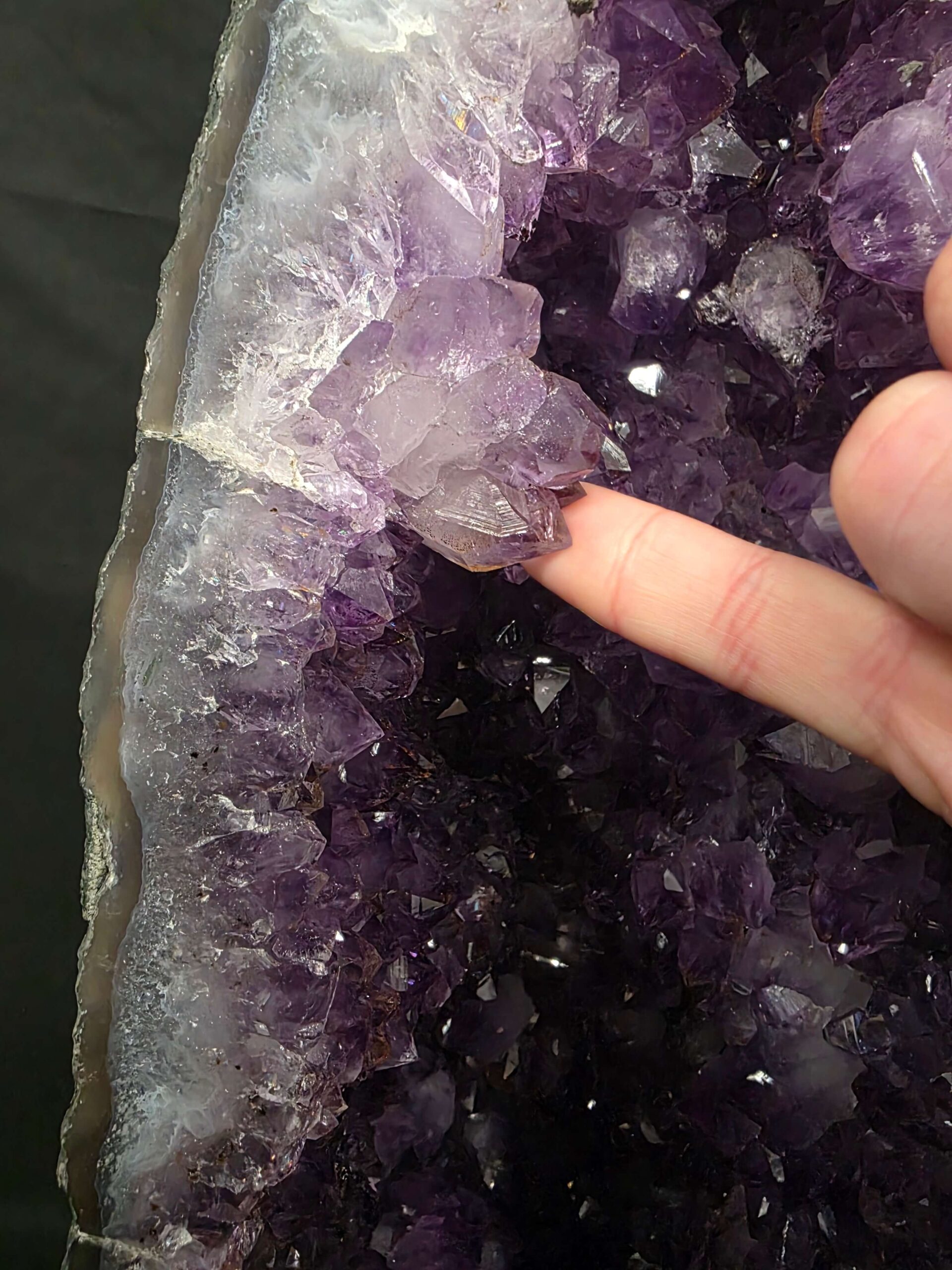 Tall Amethyst Crystal Geode 1203 Premium Queen Grade 26.87kg H59xW20xD22cm - Image 10