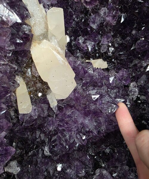 Tall Amethyst Crystal Geode 1205 Premium Queen Grade 38.7kg H65xW29xD17cm - Image 11