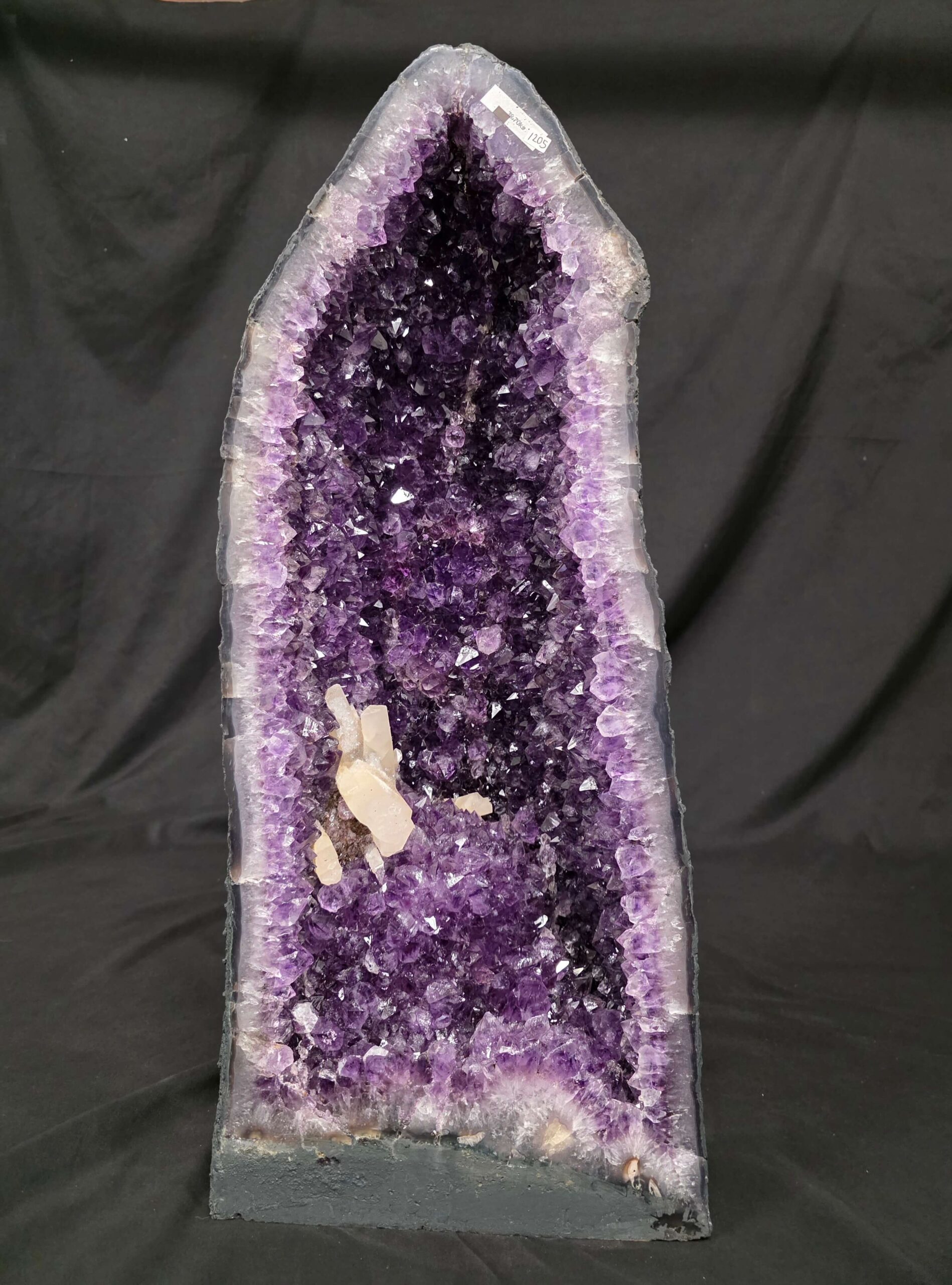 Tall Amethyst Crystal Geode 1205 Premium Queen Grade 38.7kg H65xW29xD17cm - Image 12