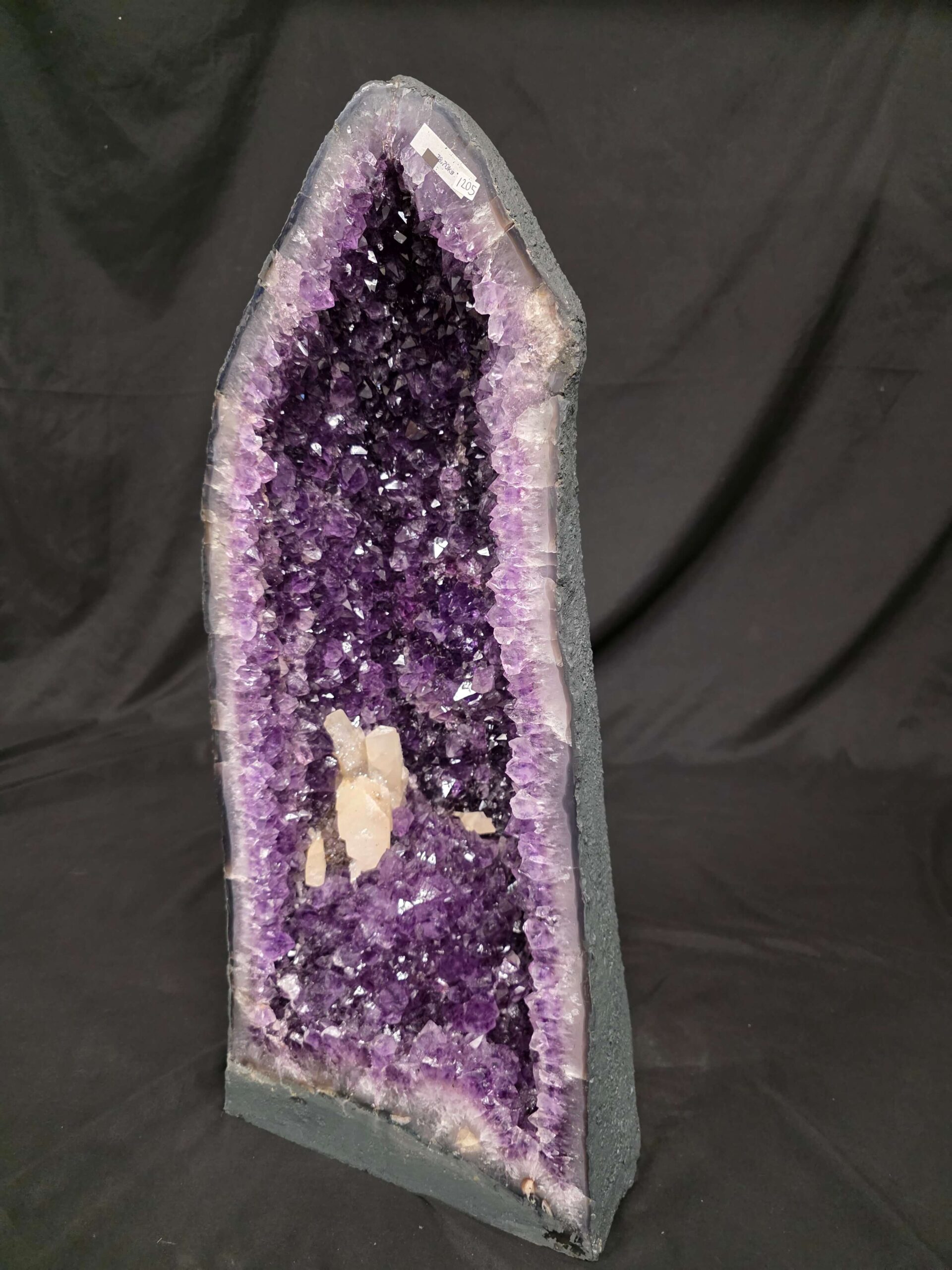 Tall Amethyst Crystal Geode 1205 Premium Queen Grade 38.7kg H65xW29xD17cm - Image 4