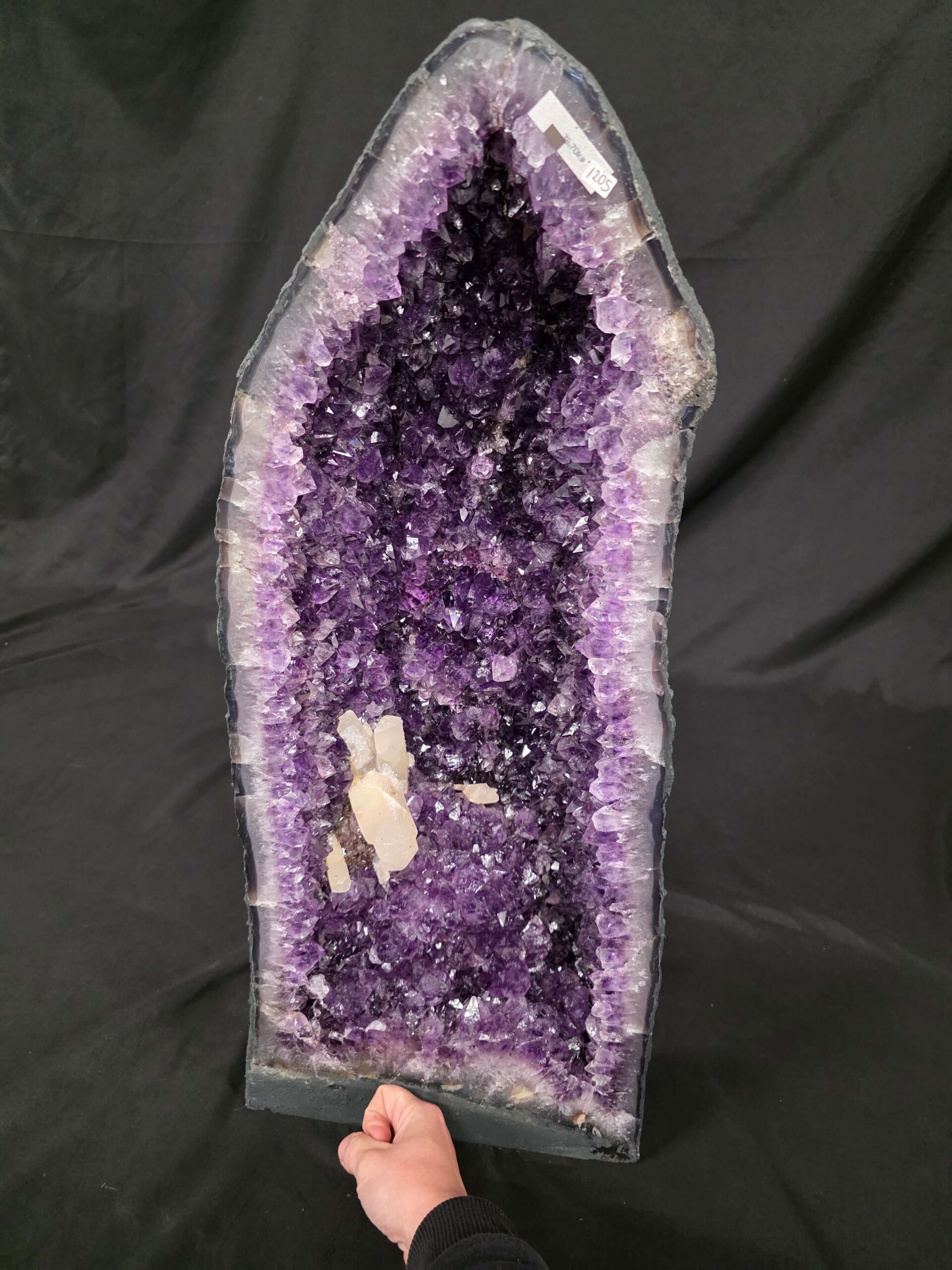 Tall Amethyst Crystal Geode 1205 Premium Queen Grade 38.7kg H65xW29xD17cm - Image 5