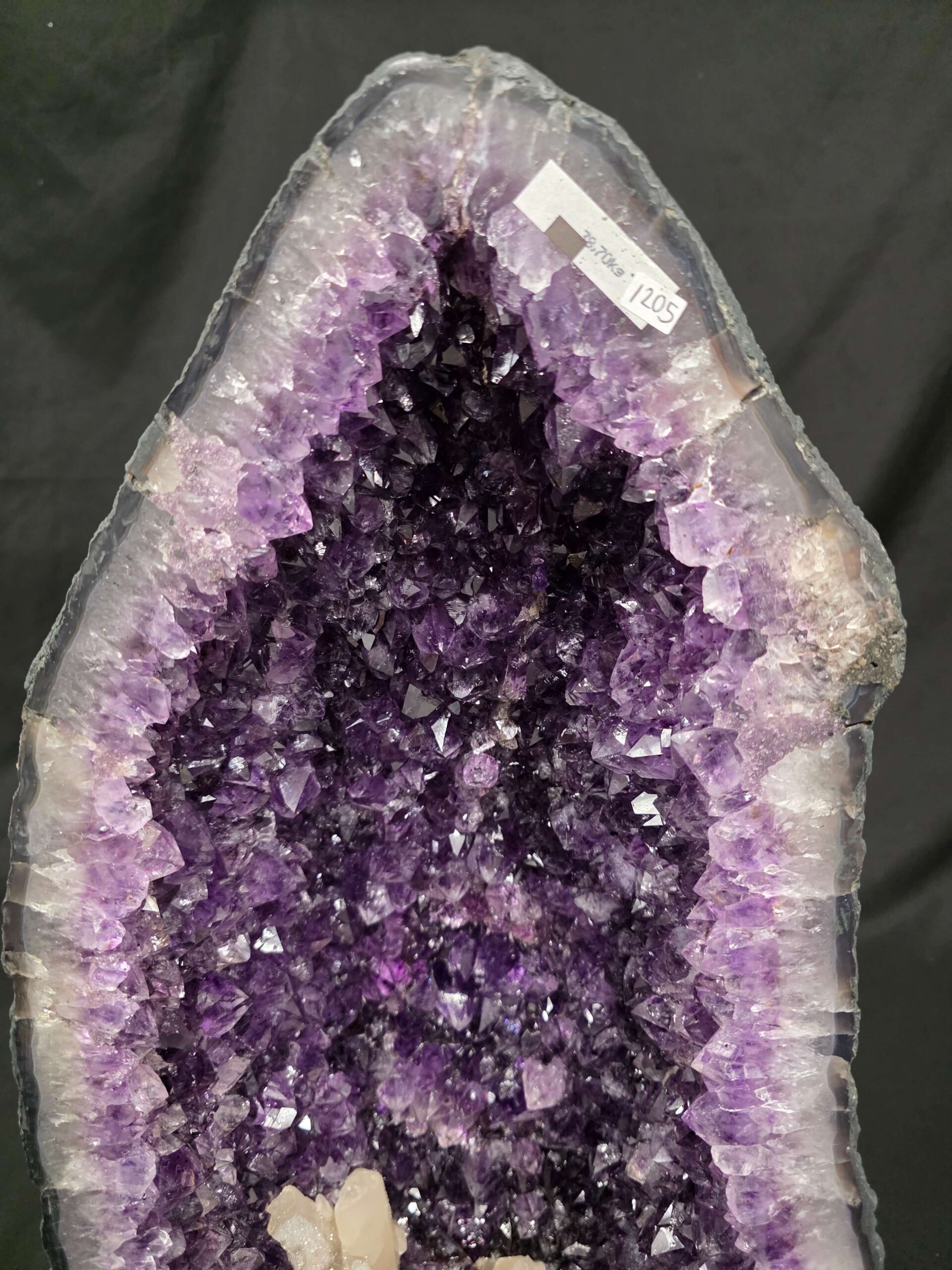 Tall Amethyst Crystal Geode 1205 Premium Queen Grade 38.7kg H65xW29xD17cm - Image 7