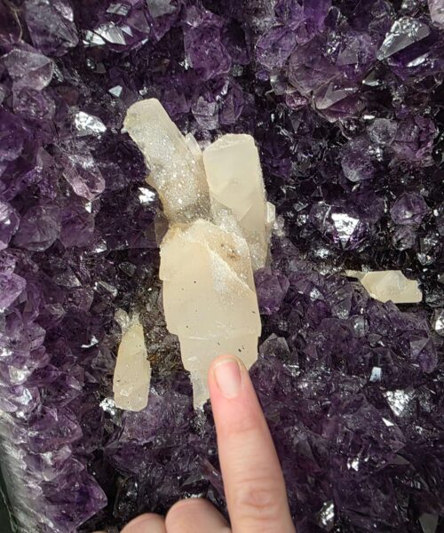 Tall Amethyst Crystal Geode 1205 Premium Queen Grade 38.7kg H65xW29xD17cm - Image 10