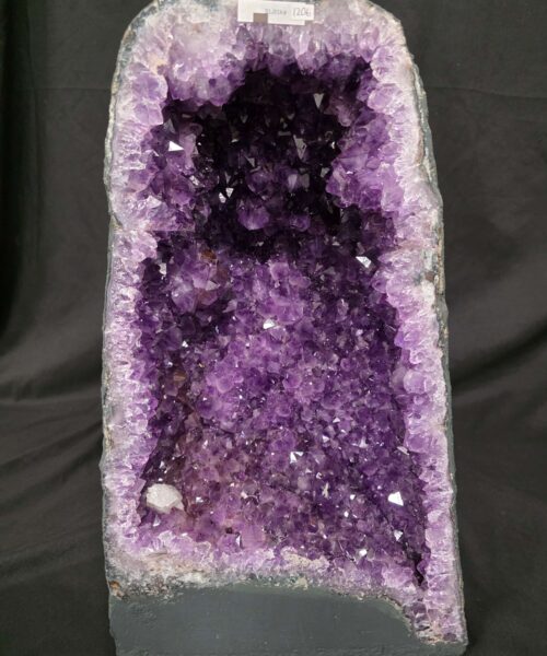 Alternative view of Tall Amethyst Crystal Geode 1206 Premium Queen Grade 31.91kg H51xW30xD18cm