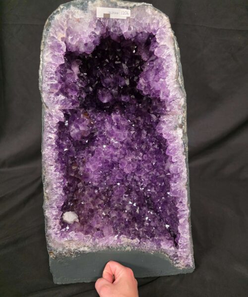 Tall Amethyst Crystal Geode 1206 Premium Queen Grade 31.91kg H51xW30xD18cm - Image 6