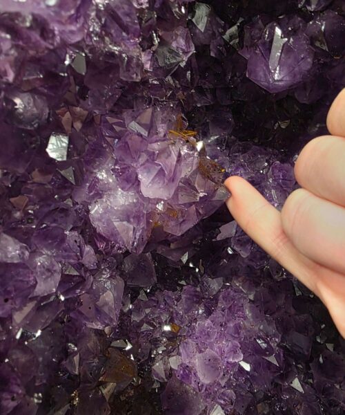 Tall Amethyst Crystal Geode 1206 Premium Queen Grade 31.91kg H51xW30xD18cm - Image 10