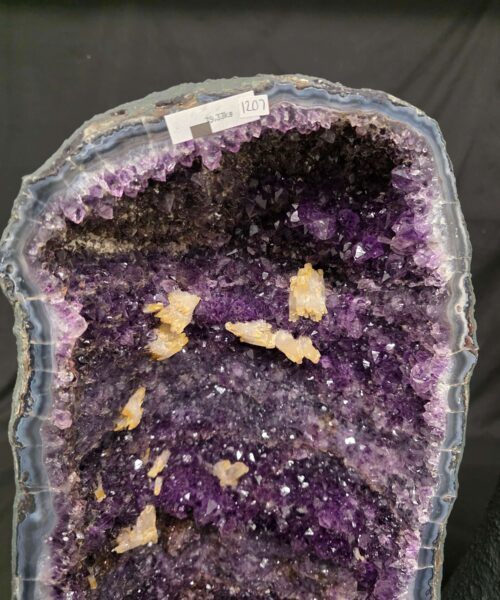 Amethyst Crystal Geode PAIR 1207 & 1208 Premium Queen Grade 39kg each - H69xW30xD27cm - Image 5