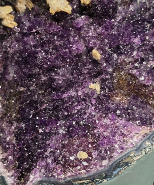Amethyst Crystal Geode PAIR 1207 & 1208 Premium Queen Grade 39kg each - H69xW30xD27cm - Image 9