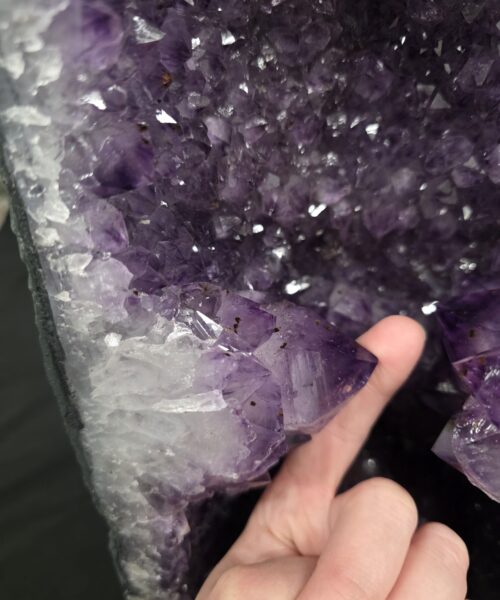 Very Tall Amethyst Crystal Geode 1209 Premium Queen Grade 35.99kg H77xW18xD23cm - Image 12