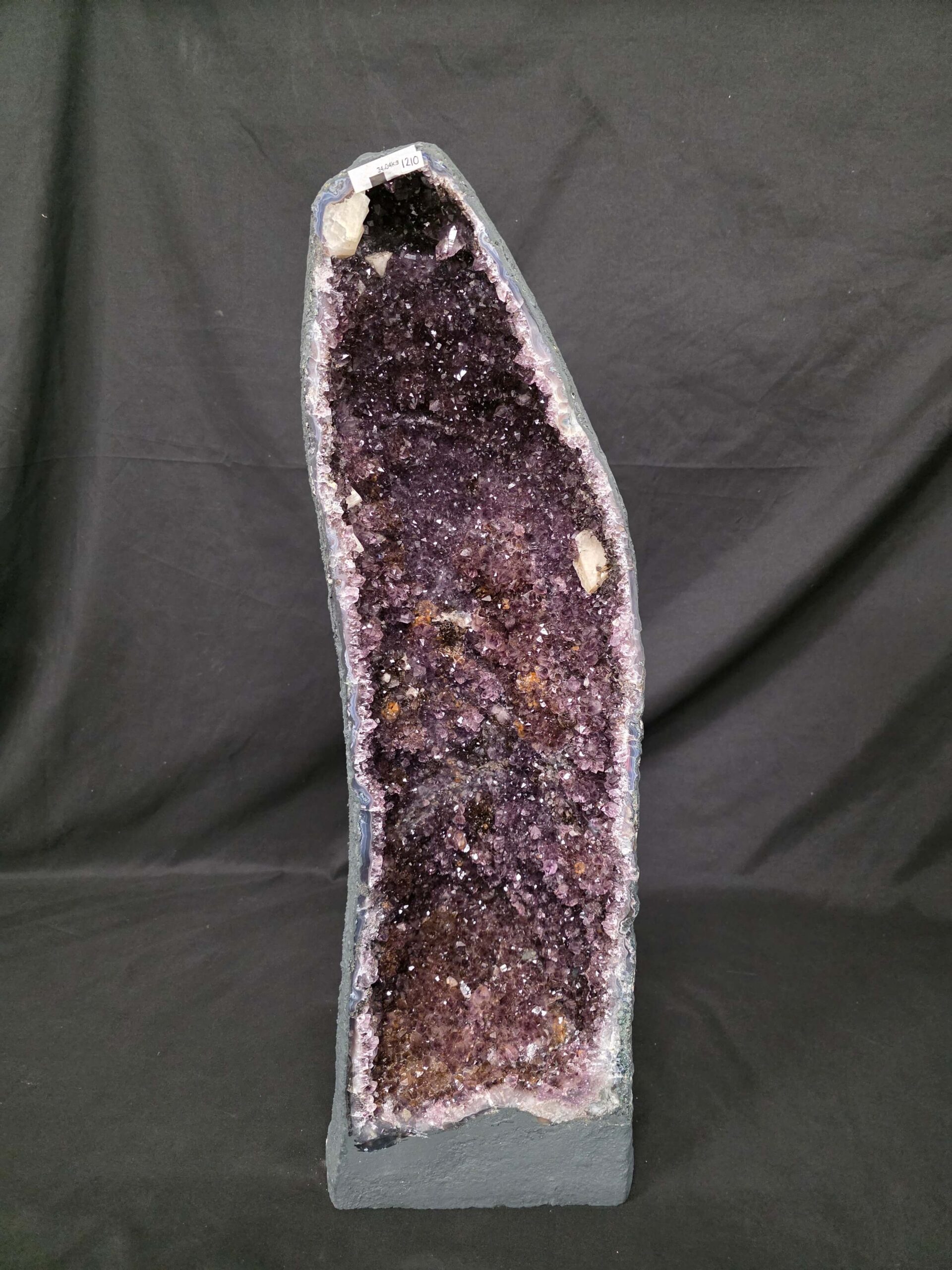 Tall Amethyst Crystal Geode 1210 Premium Queen Grade 34.04kg H73xW22xD22cm - Image 2