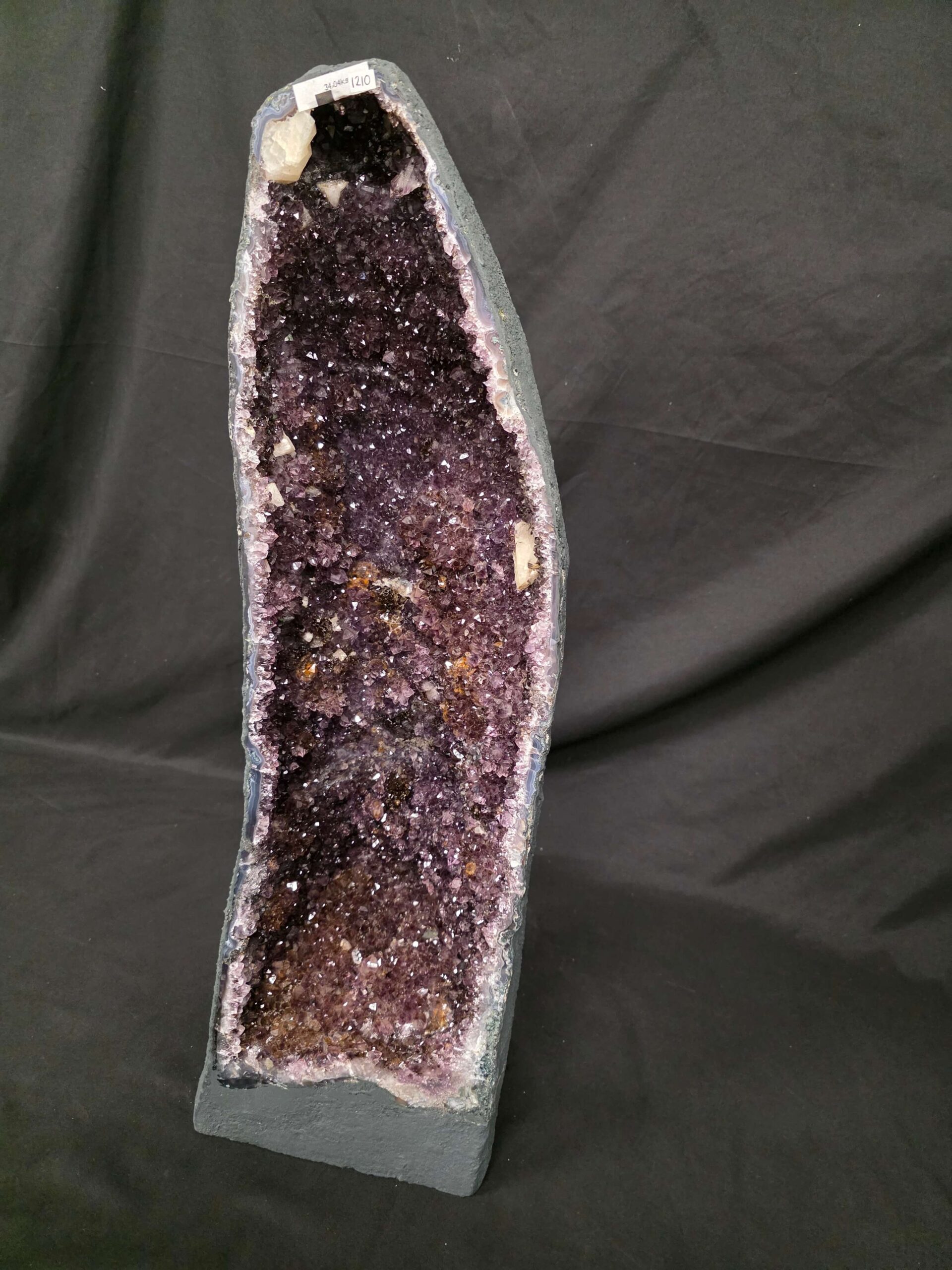 Tall Amethyst Crystal Geode 1210 Premium Queen Grade 34.04kg H73xW22xD22cm - Image 4