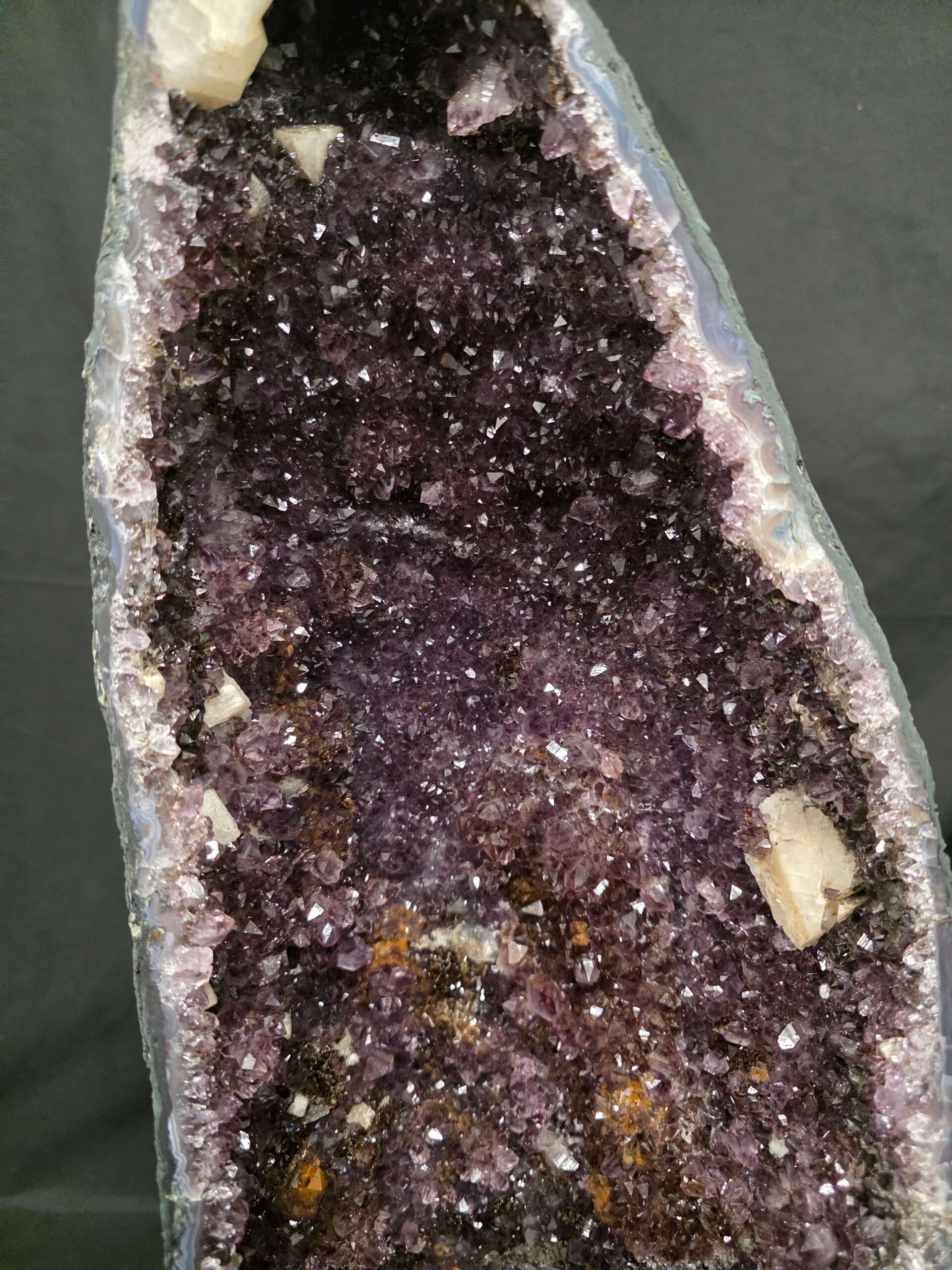Tall Amethyst Crystal Geode 1210 Premium Queen Grade 34.04kg H73xW22xD22cm - Image 6
