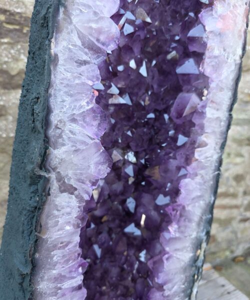 Very Tall Amethyst Crystal Geode 1211 Premium Queen Grade104kg – H125xW35xD30cm - Image 11