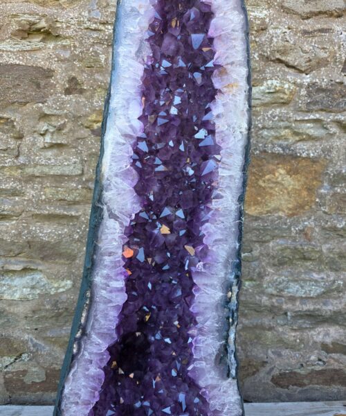Very Tall Amethyst Crystal Geode 1211 Premium Queen Grade104kg – H125xW35xD30cm - Image 6