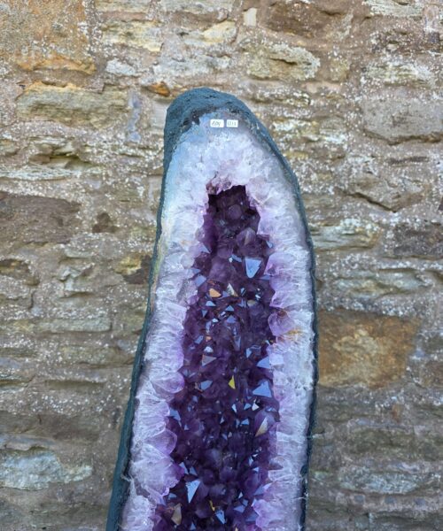 Very Tall Amethyst Crystal Geode 1211 Premium Queen Grade104kg – H125xW35xD30cm - Image 7