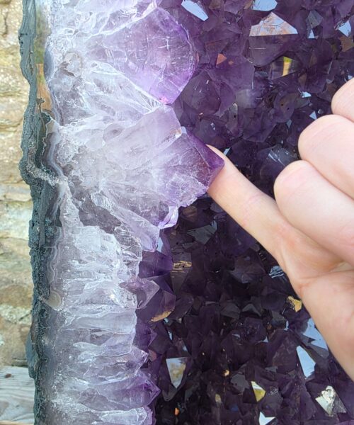 Very Tall Amethyst Crystal Geode 1211 Premium Queen Grade104kg – H125xW35xD30cm - Image 8