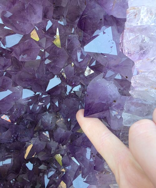 Very Tall Amethyst Crystal Geode 1211 Premium Queen Grade104kg – H125xW35xD30cm - Image 9