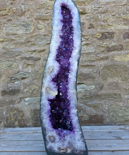 Very Tall Amethyst Crystal Geode 1212 Premium Queen Grade 57kg – H91xW23xD25cm - Image 11