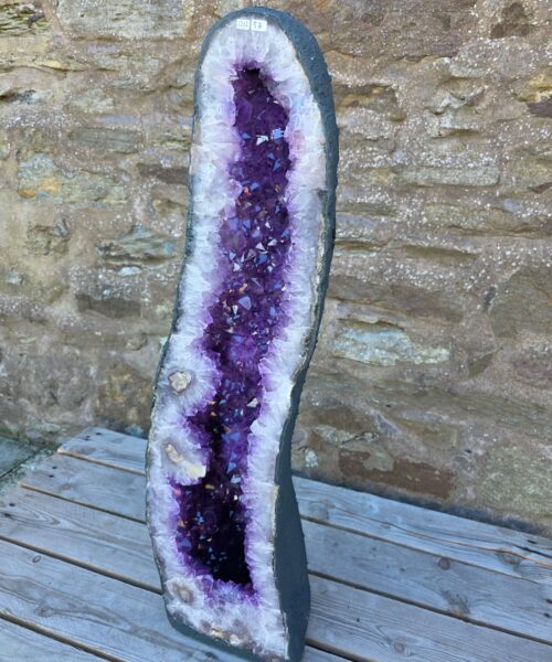 Very Tall Amethyst Crystal Geode 1212 Premium Queen Grade 57kg – H91xW23xD25cm - Image 4