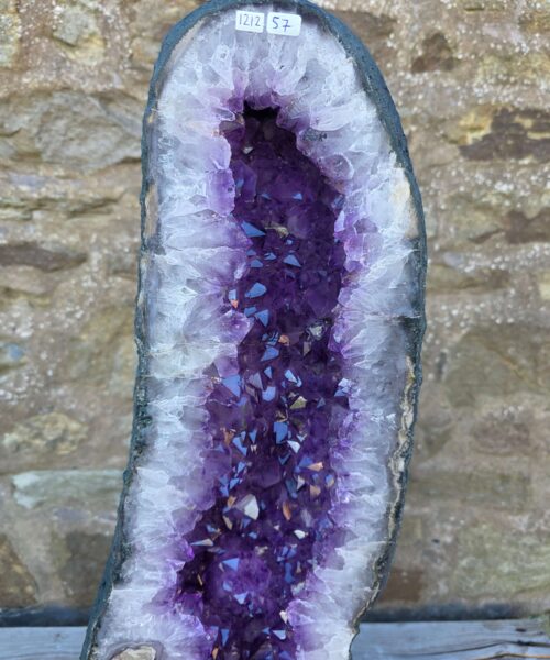 Very Tall Amethyst Crystal Geode 1212 Premium Queen Grade 57kg – H91xW23xD25cm - Image 6
