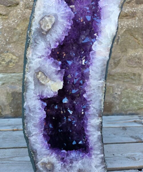 Very Tall Amethyst Crystal Geode 1212 Premium Queen Grade 57kg – H91xW23xD25cm - Image 8