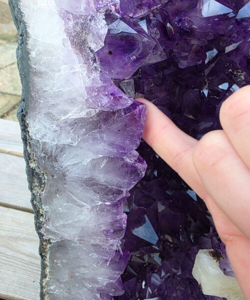 Very Tall Amethyst Crystal Geode 1213 Premium Queen Grade 41kg – H83xW23xD17cm - Image 11