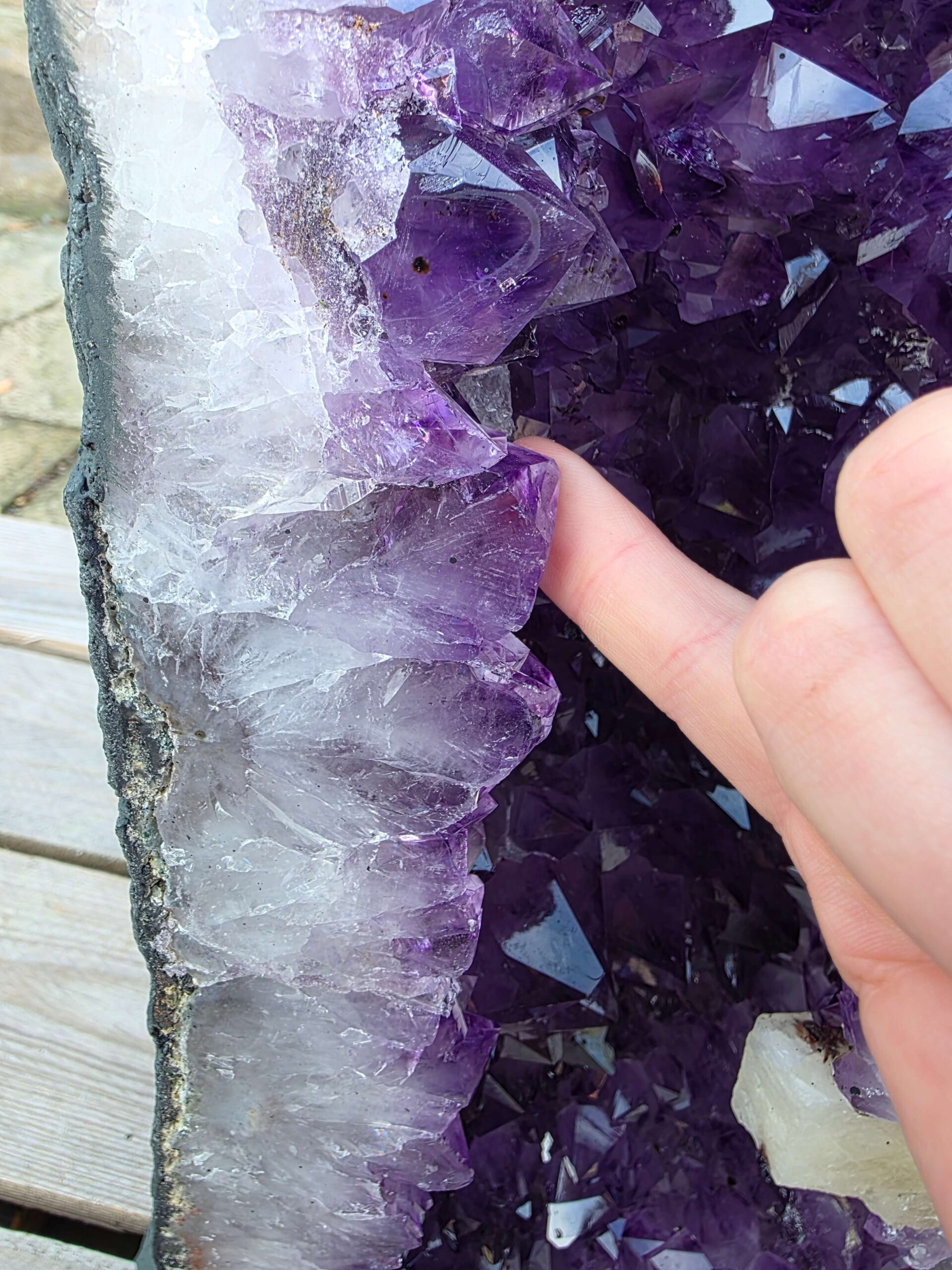 Very Tall Amethyst Crystal Geode 1213 Premium Queen Grade 41kg – H83xW23xD17cm - Image 11