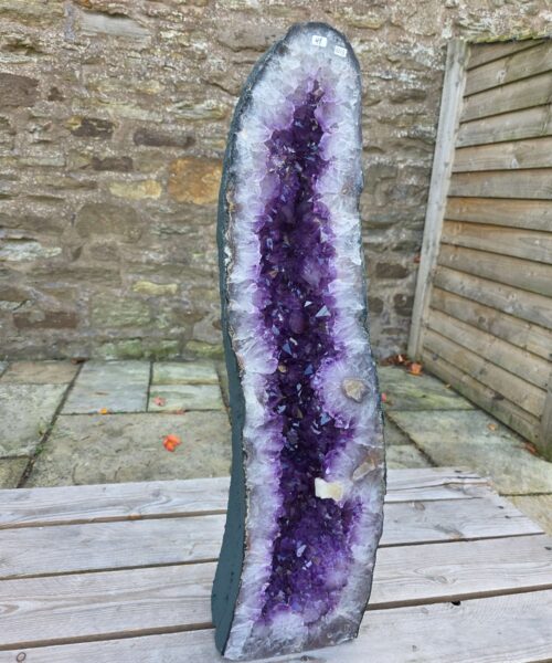 Very Tall Amethyst Crystal Geode 1213 Premium Queen Grade 41kg – H83xW23xD17cm - Image 4