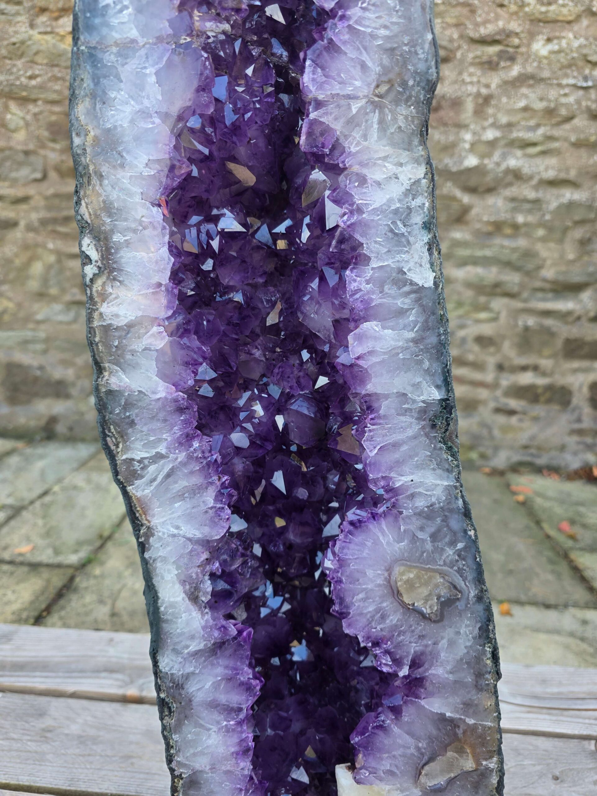 Very Tall Amethyst Crystal Geode 1213 Premium Queen Grade 41kg – H83xW23xD17cm - Image 7