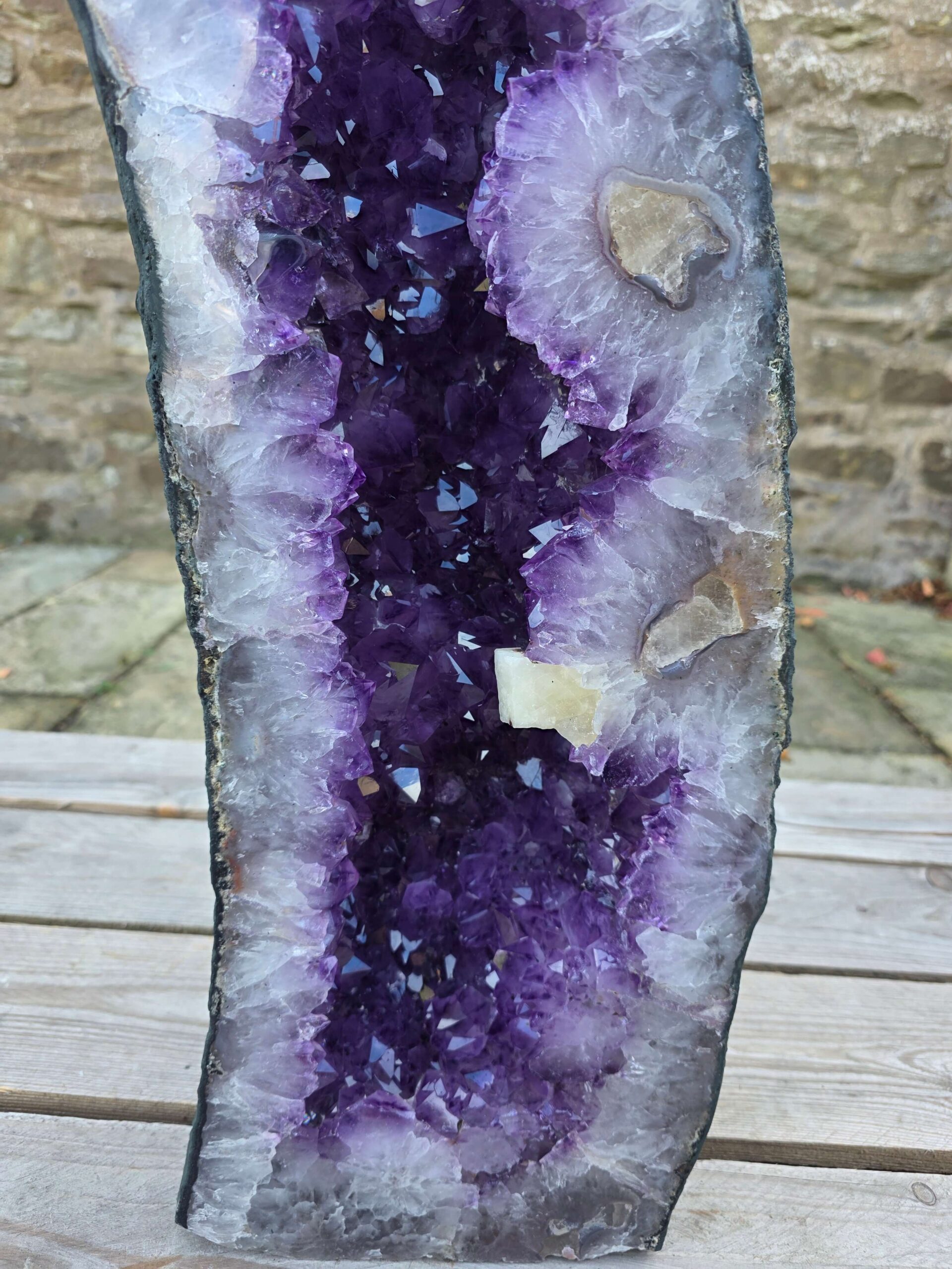 Very Tall Amethyst Crystal Geode 1213 Premium Queen Grade 41kg – H83xW23xD17cm - Image 8