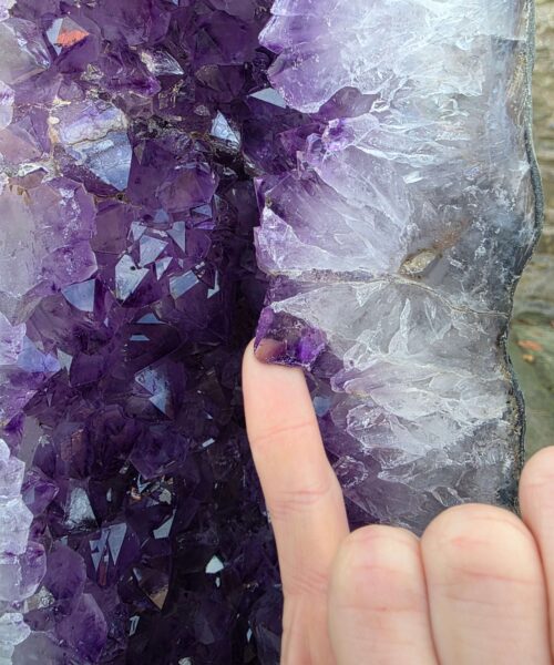 Very Tall Amethyst Crystal Geode 1213 Premium Queen Grade 41kg – H83xW23xD17cm - Image 9