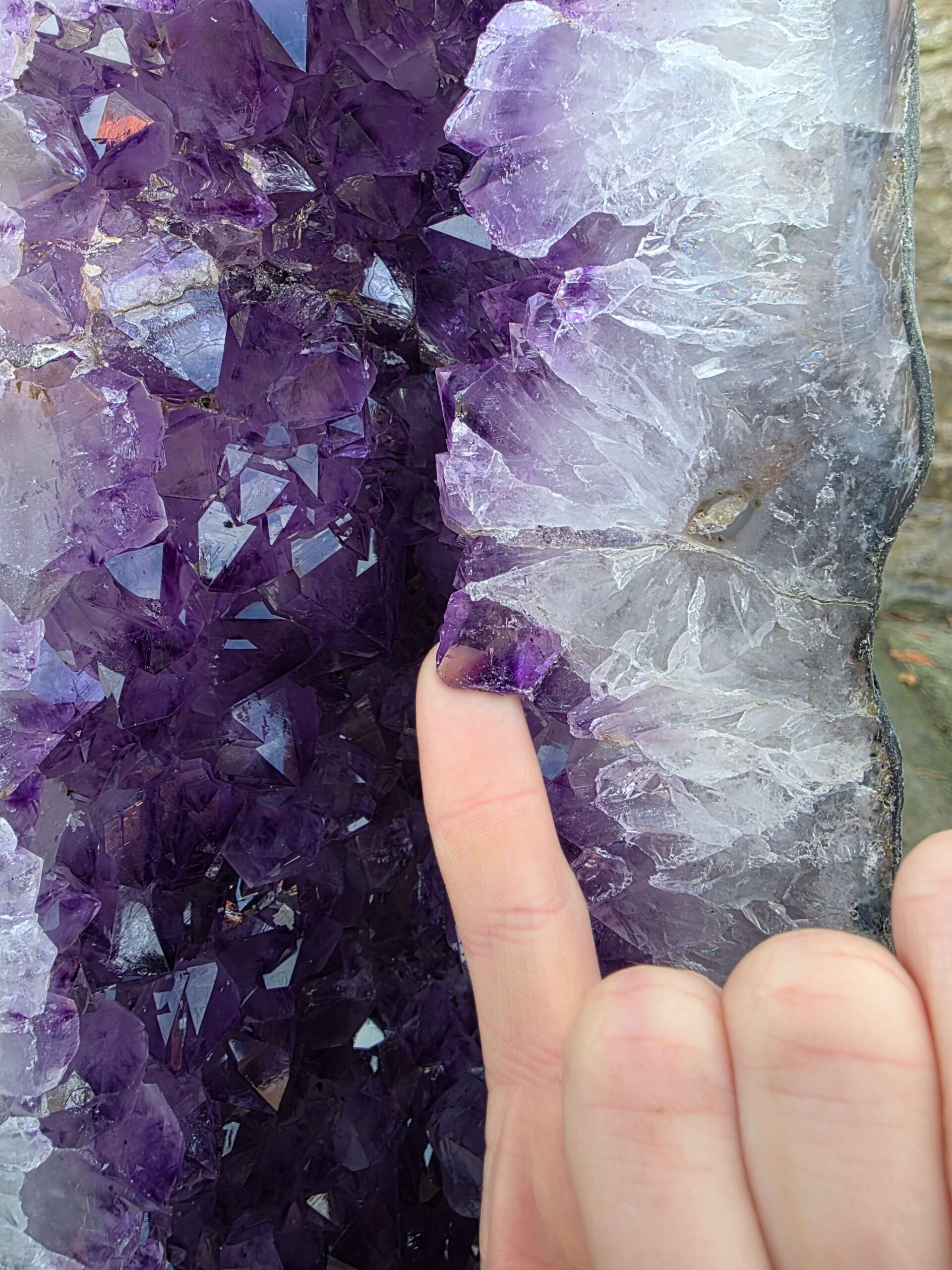 Very Tall Amethyst Crystal Geode 1213 Premium Queen Grade 41kg – H83xW23xD17cm - Image 9