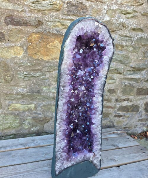 Very Tall Amethyst Crystal Geode 1214 Premium Queen Grade 60kg – H80xW27xD25cm - Image 3