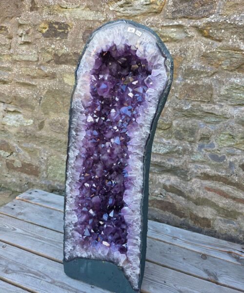 Very Tall Amethyst Crystal Geode 1214 Premium Queen Grade 60kg – H80xW27xD25cm - Image 4
