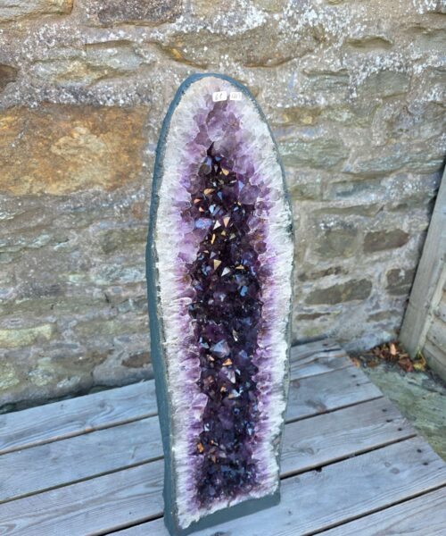 Very Tall Amethyst Crystal Geode 1217 Premium Queen Grade 61kg – H91xW26xD22cm - Image 4