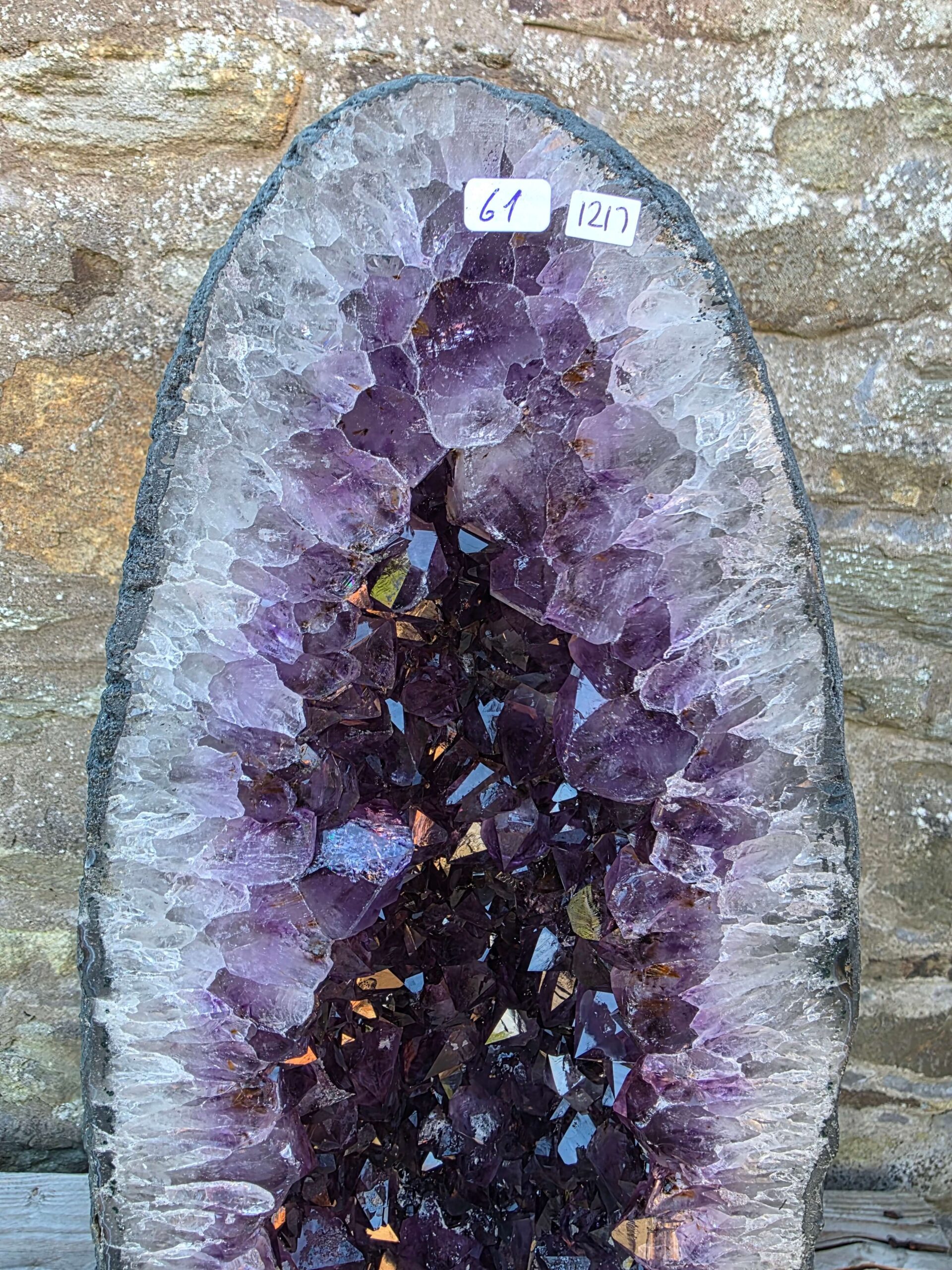 Very Tall Amethyst Crystal Geode 1217 Premium Queen Grade 61kg – H91xW26xD22cm - Image 6