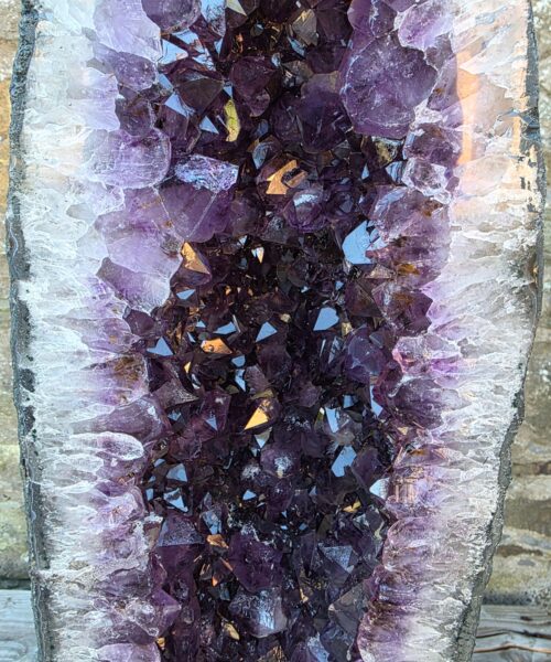 Very Tall Amethyst Crystal Geode 1217 Premium Queen Grade 61kg – H91xW26xD22cm - Image 7