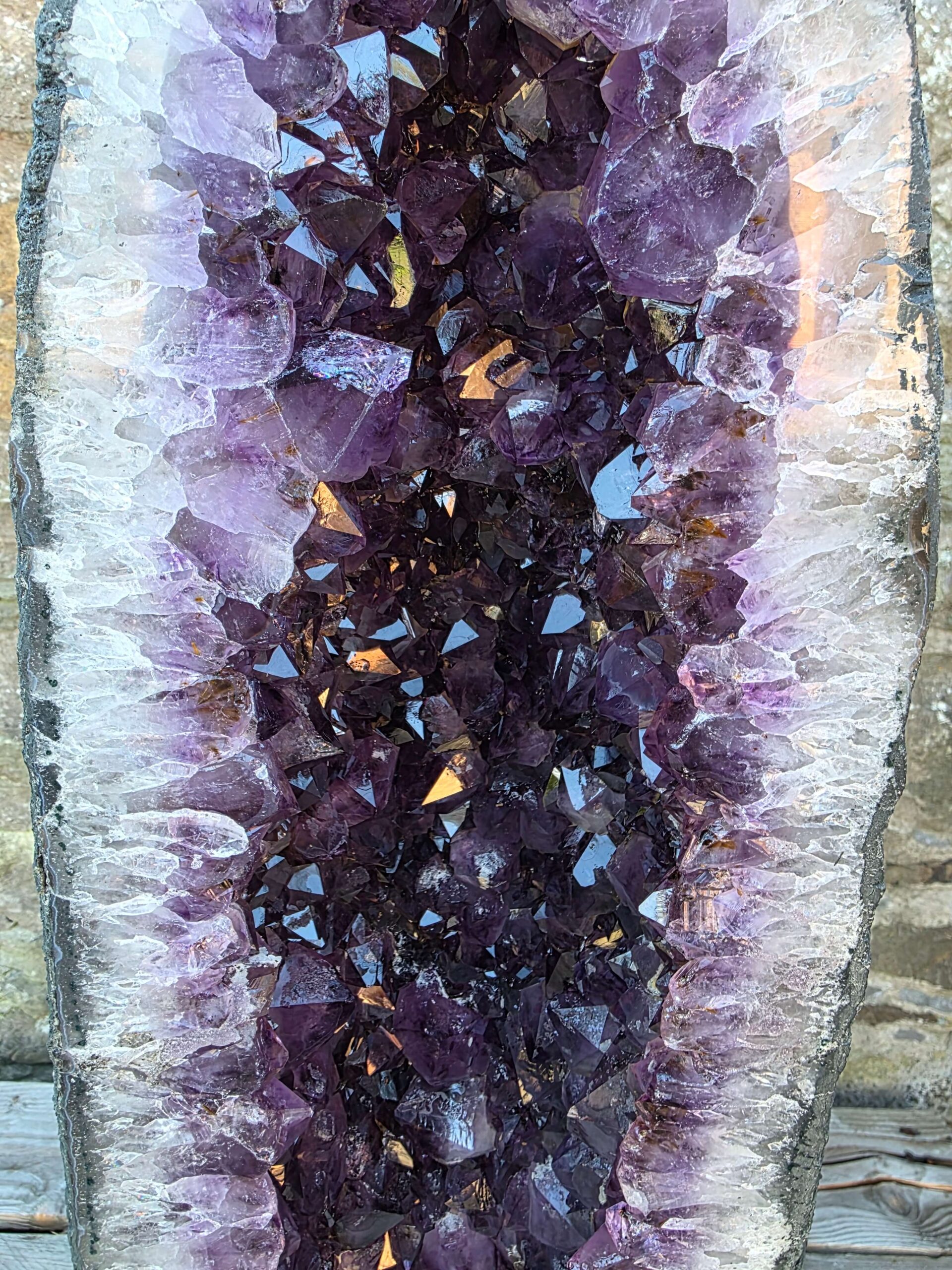 Very Tall Amethyst Crystal Geode 1217 Premium Queen Grade 61kg – H91xW26xD22cm - Image 7