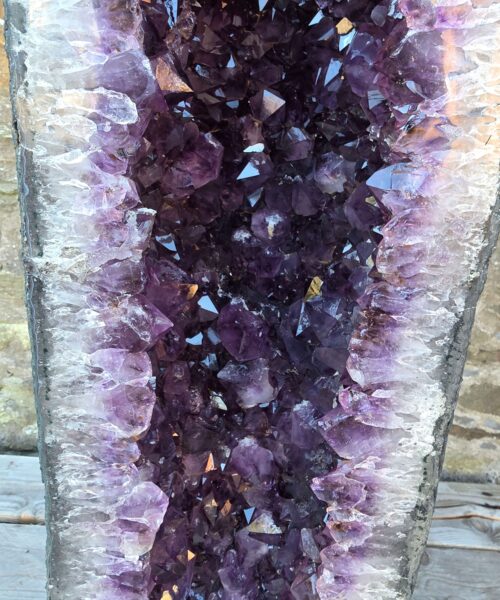 Very Tall Amethyst Crystal Geode 1217 Premium Queen Grade 61kg – H91xW26xD22cm - Image 8